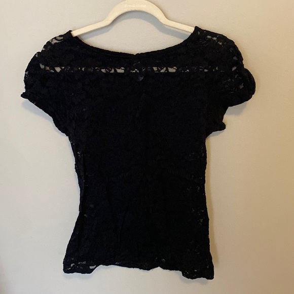 Express Tops - Black lace Express top size medium